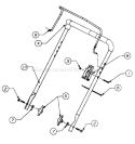 Page D Diagram and Parts List for 316E162-401 1996 Yard Man Snow Blower